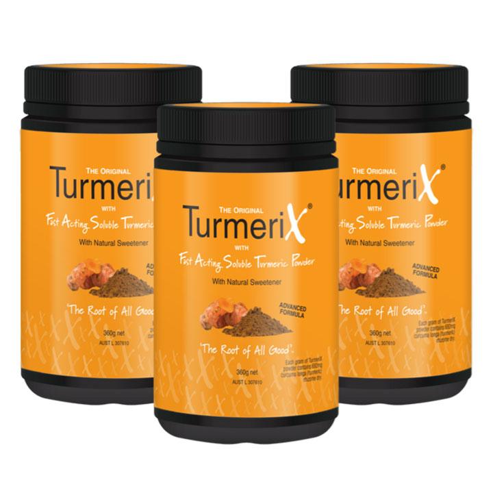 3x TurmeriX Pulver 360gm (save €15)